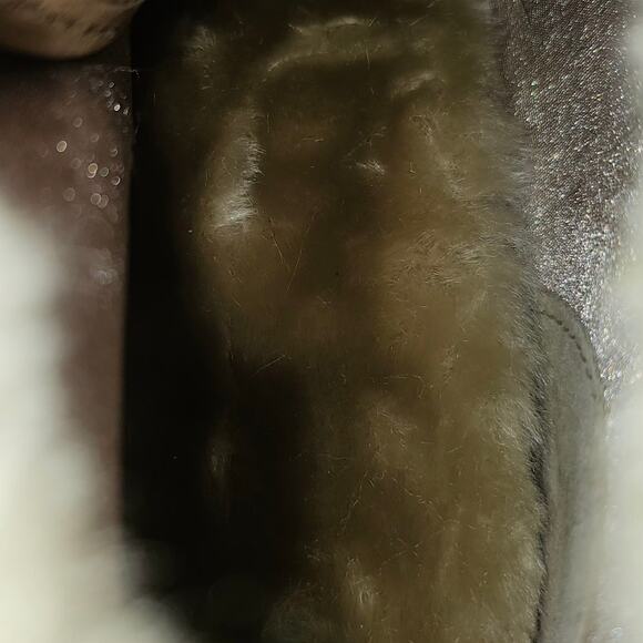 Privo Tan and Cream Winter Booties with Furry Lining Size 8.5 - Picture 9 of 11